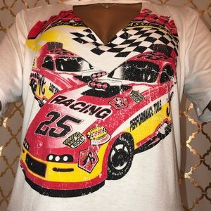 Race car crop top